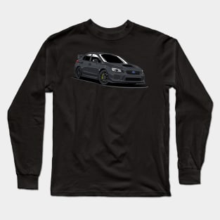 Subie Impreza STi (Black) Long Sleeve T-Shirt